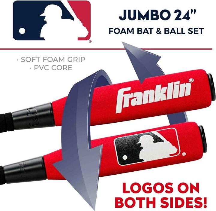 Immagine prodotto Franklin Set di mazza e palla MLB® da 24" in gommapiuma
