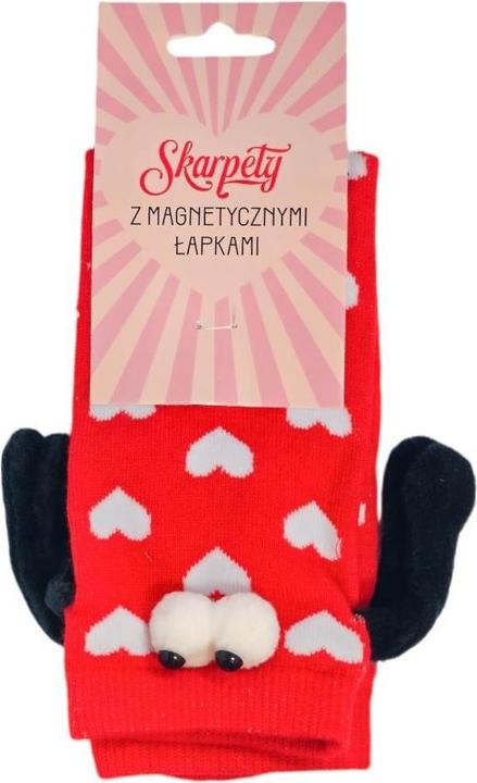 Produktbild Socken mit magnetischen Pfoten. Rot (36 - 41)