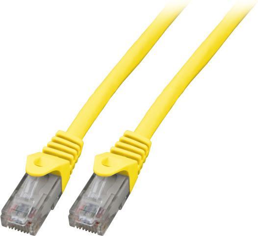 Produktbild EFB Elektronik EFB RJ45 Patchkabel U/UTP Cat.5e LSZH, gelb, 7,5m, AWG24/7 (7.50 m)