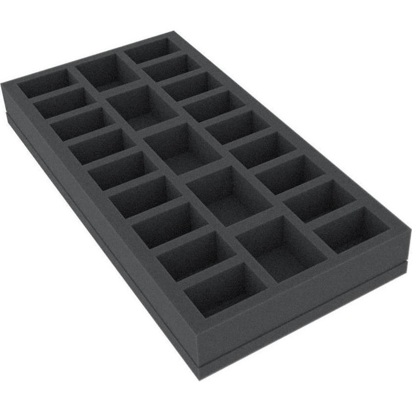 Feldherr AUFF035BO - 295 mm x 147,5 mm x 35 mm Schaumstoffeinlage für Brettspiele (Schaumstoff)