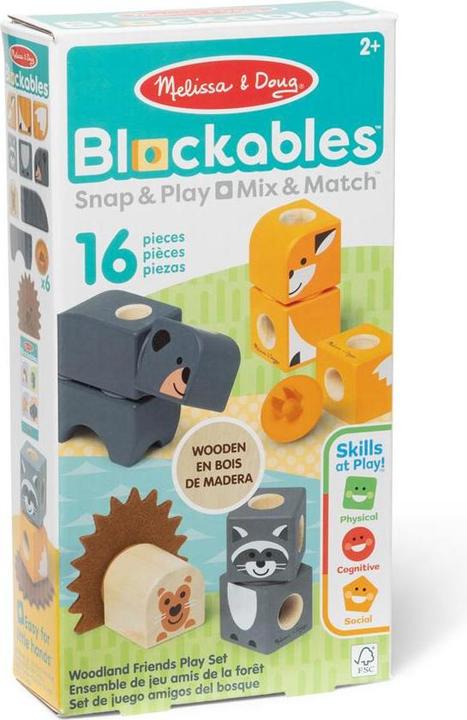 Actual product image Spin Master Blockables Woodland Creatures