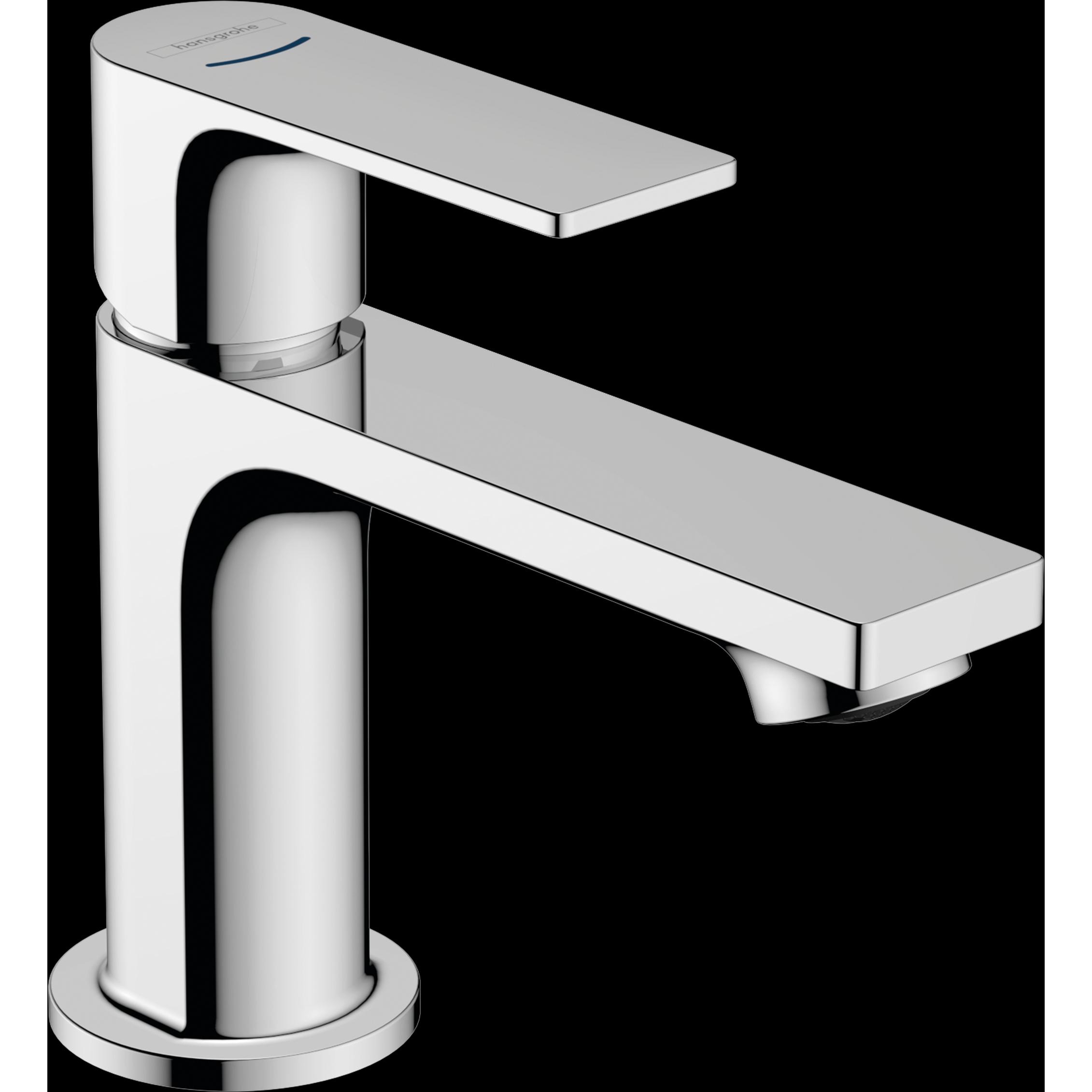 hansgrohe, Badarmatur, Rebris E Standventil 80 mit Hebelgriff für Kaltwasser oder vorgemischtes Wasser ohne Ablaufgarnit...