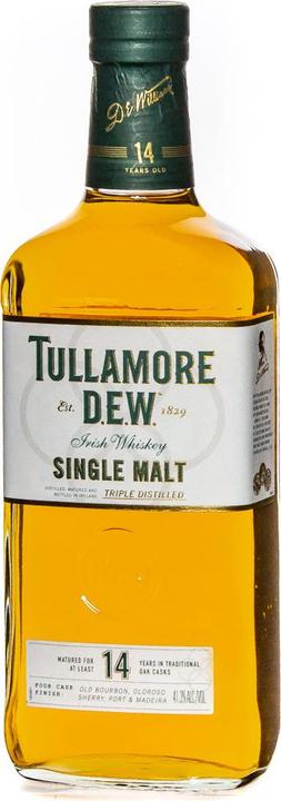 Image du produit Tullamore Dew 14 Years Old Single Malt Irish Whiskey avec étui (Single Malt, Whisky irlandais, 1 x 70 cl)