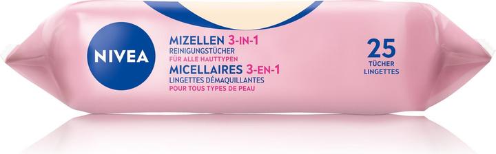 Actual product image NIVEA 3-in-1 Mizellen (Facial cleansing wipes, 25 ml)