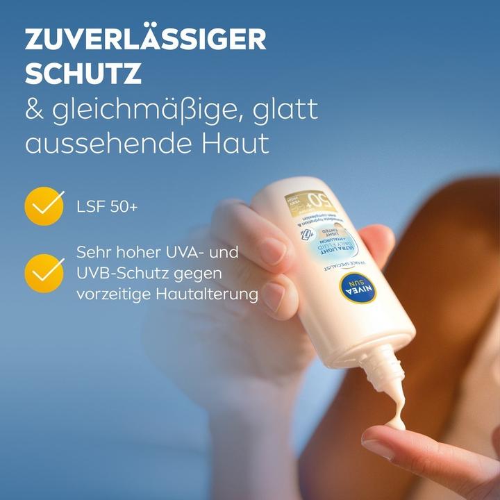 Produktbild NIVEA Sun Uv Face Special Ultra Light Daily Fluid (Sonnencreme Gesicht, SPF 50+, 40 ml)