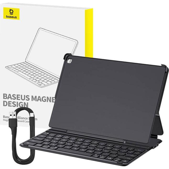 Thumbnail - Baseus Magnetic Keyboard Case Brilliance forPad 10.2" (black), Tablet Tastatur, Schwarz