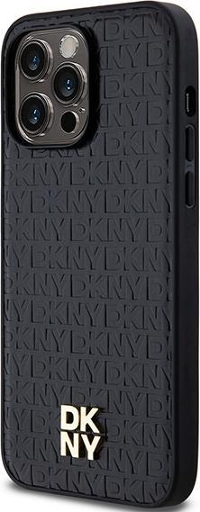 Produktbild DKNY DKHMP13LPSHRPSK iPhone 13 Pro / 13 6.1" czarny/black hardcase Leather Pattern Metal Logo MagSaf (Apple iPhone 13, Apple iPhone 13 Pro)
