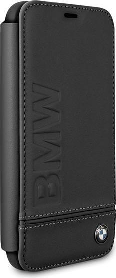 Image du produit BMW Signature Logo Series Housse cuir Bookcover (Apple iPhone X, Apple iPhone XS)