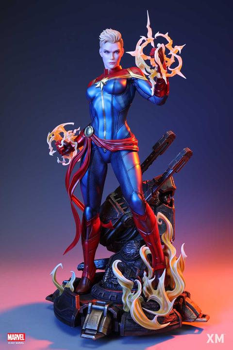 Actual product image XM Studios Marvel Comics "Captain Marvel" 1/4 Statue