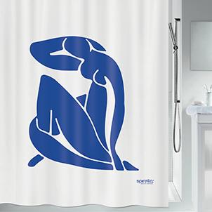 Actual product image spirella Textile shower curtain Thalia180x200 (180x200 cm)