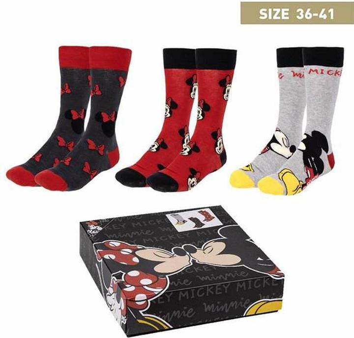 Cerda MICKEY & MINNIE - Pack de 3 Paires de Chaussettes (Taille 35-41) (pack of 3, 35 - 41)