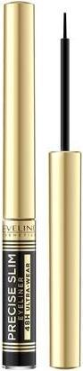 Actual product image Eveline Precise Slim Long-Lasting Eyeliner In Ink Bottle Vinyl Black 2.8ml