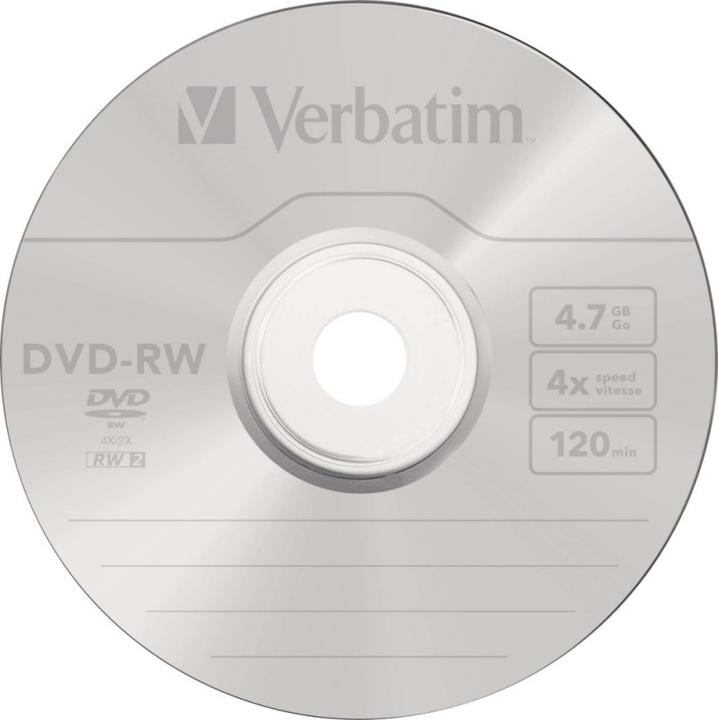 Produktbild Verbatim Dvd-Rw (25 x)
