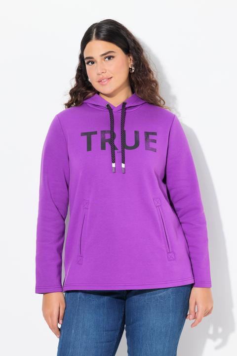 Produktbild Ulla Popken Hoodie, True, Kapuze, Kordel, Taschen, Langarm (42, 44)