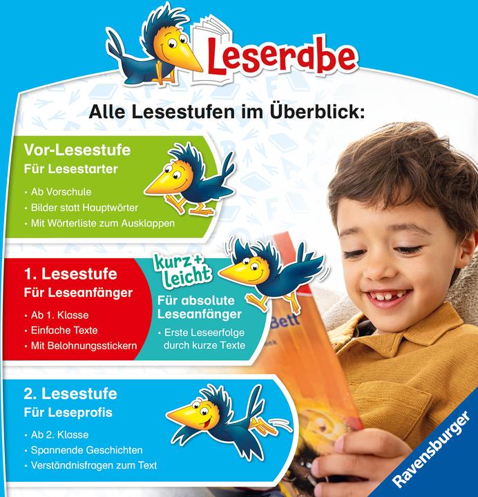 Image du produit Ravensburger Leserabe - 2. Lesestufe: Ritter Rafi und das Feuer des Drachen (Allemand, Rüdiger Bertram, Barbara Fisinger, 2025)