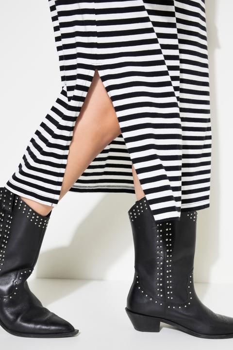Actual product image Studio Untold Striped Long Sleeve Jersey Dress (46, 48)