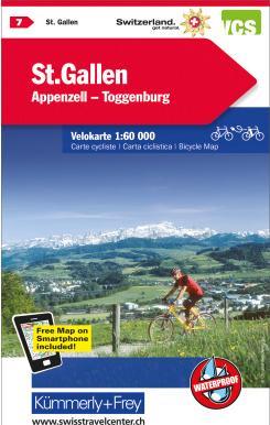 Immagine prodotto Mappa ciclistica San Gallo-Appenzello-Toggenburg