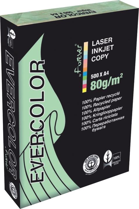Image du produit Clairefontaine Papier recyclé Evercolor vert clair DIN A4 80 g/qm 500 feuilles (80 g/m², A4)