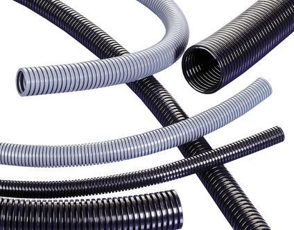 Actual product image PMA Cable conduit, 29mm, polyamide 12, black (Cable conduit, 120 cm)