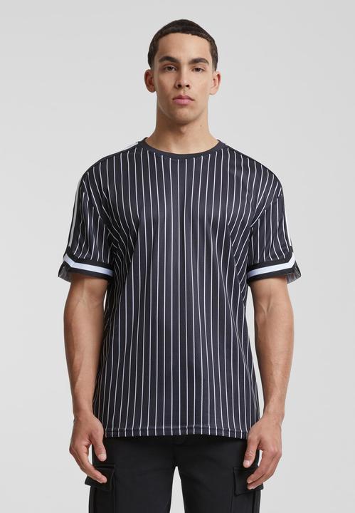 Produktbild Urban Classics Oversized Striped Mesh Tee - 138093 (L)