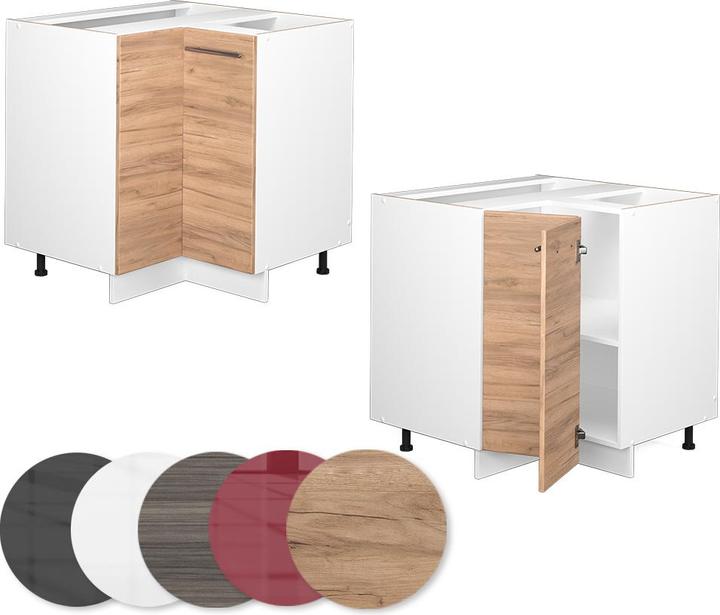 Produktbild Vicco Eckunterschrank Fame-Line (80.5 x 60 x 81.5 cm)