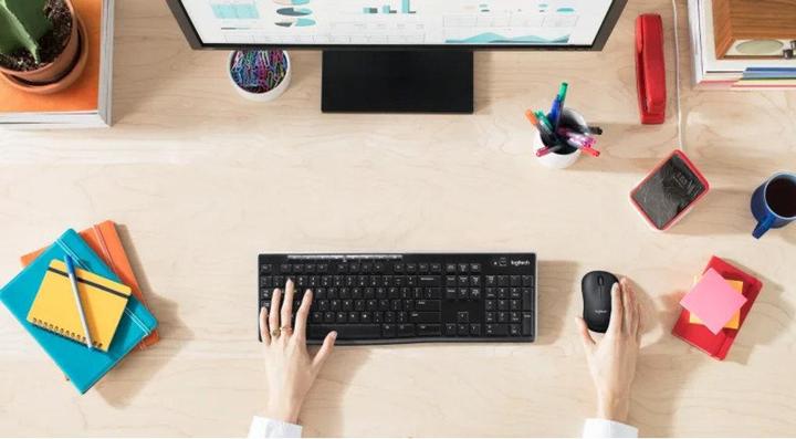 Produktbild Logitech NL K270 Kabellose Tastatur, US-Layout (Eng. Int., Kabellos)