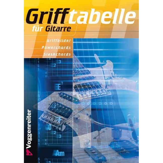 Voggenreiter Grifftabelle für Gitarre, Zubehör Instrumente