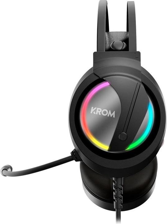Actual product image Krom Kappa Headphones Wired Headband Gaming Black (NXKAPPA) (Cable)