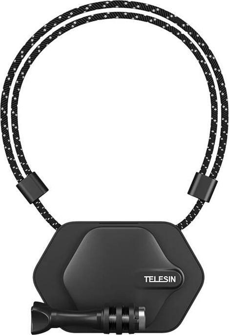 Actual product image Telesin Zestaw 4w1 Uchwyt Na Szyję Magnetyczny Magnes Szybkozłączka Do Gopro / Sjcam / Xiaomi / Dji / Te-mmk (GoPro)
