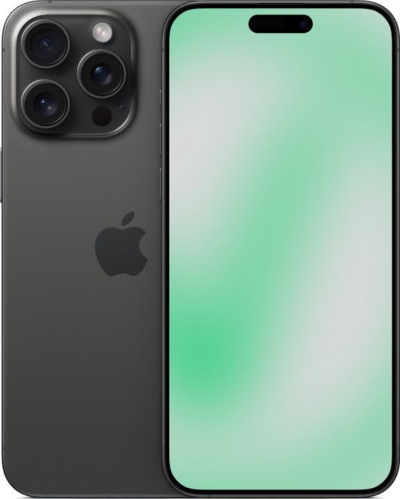 Actual product image Revendo iPhone 15 Pro Max (512 GB, Titanium black, 6.70", 48 Mpx, SIM + eSIM, B / Very good)