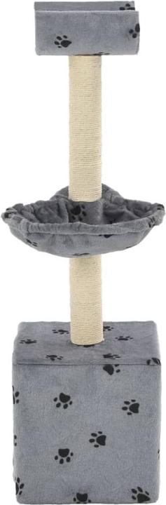Actual product image vidaXL Kratzbaum (105 cm, Grey with paw pattern)