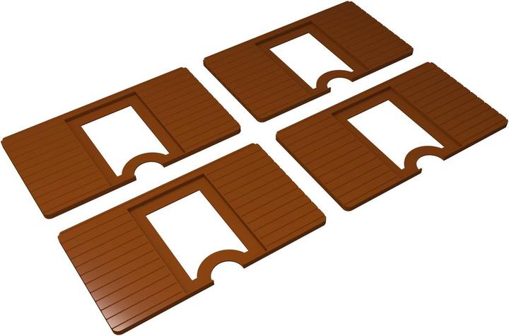 Produktbild Feldherr 3D11SET - 4er Pack Helden Dashboard für HeroQuest (2021) (Kunststoff)