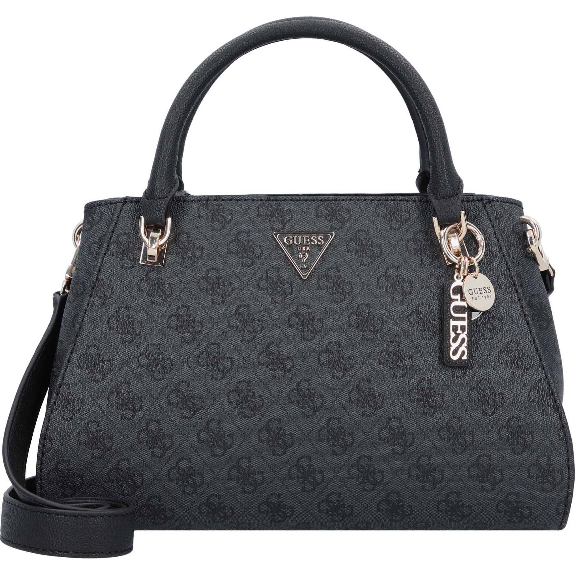 Guess, Tasche, Henkeltasche NOELLE, Schwarz, (6 l)
