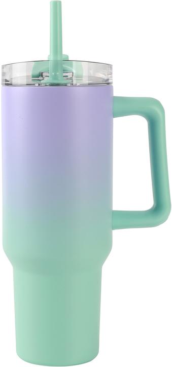 Gradient purple/aqua blue
