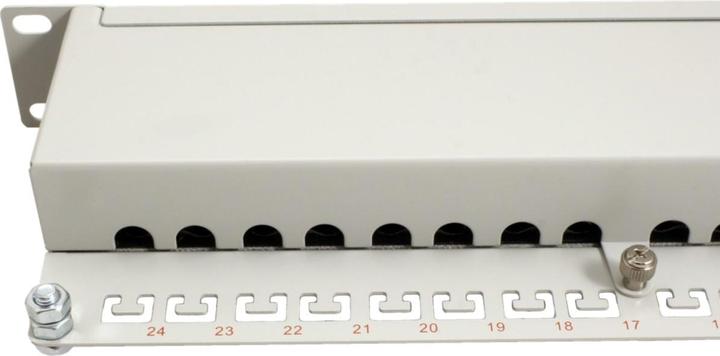 Actual product image Roline 19" patch panel (24 ports) (CAT6, 0.11 m)