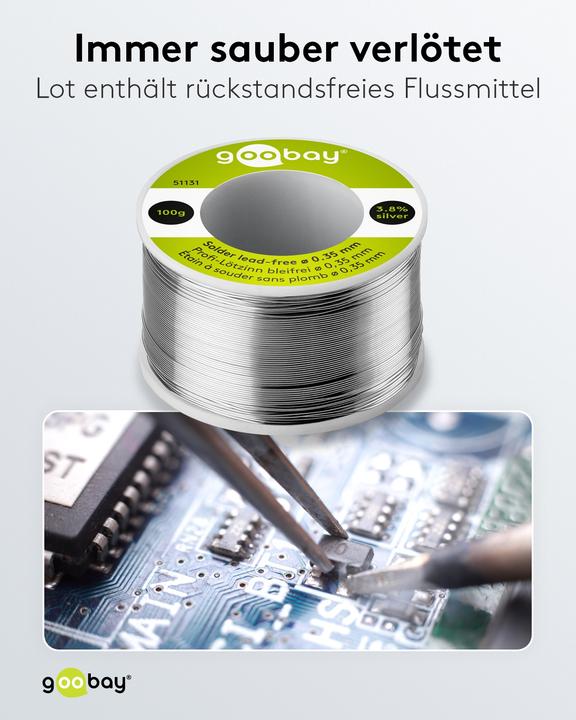 Image du produit Goobay Soudure professionnelle sans plomb (Souder)