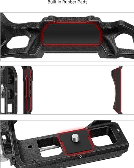 Image du produit SmallRig 3656 "Black Mamba" Half Cage & serre-câble pour Canon EOS R5&R6