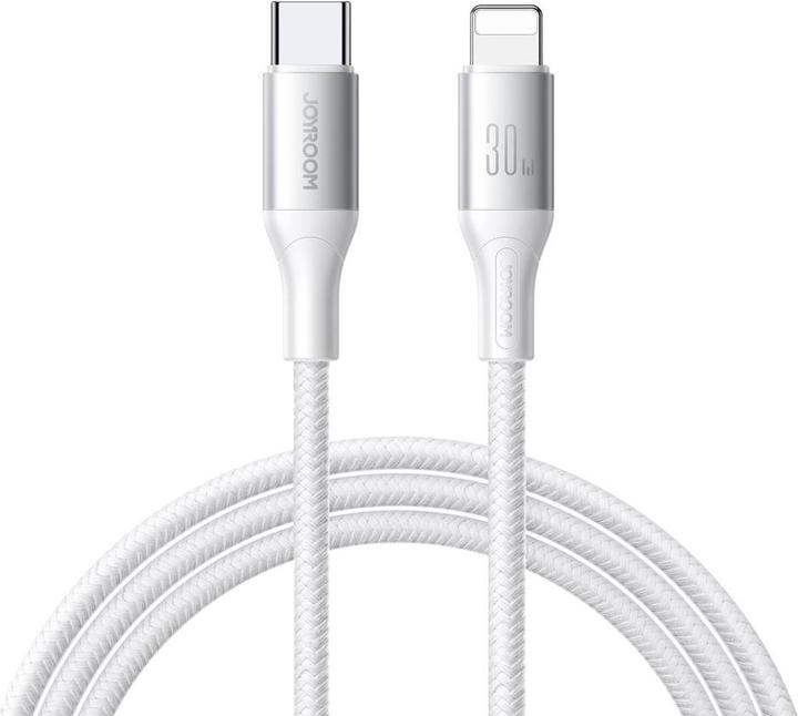 Produktbild Joyroom Flash Series Fast Charging USB-C to Lightning Cable 30W, 2m - White (USB 3.2 Gen 1, 30 W)