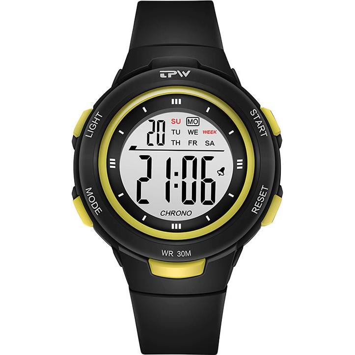 VR Shinecon, Armbanduhr, Kinderuhr Digitalanzeige, Modell Exia Schwarz, Schwarz, (Digitaluhr)