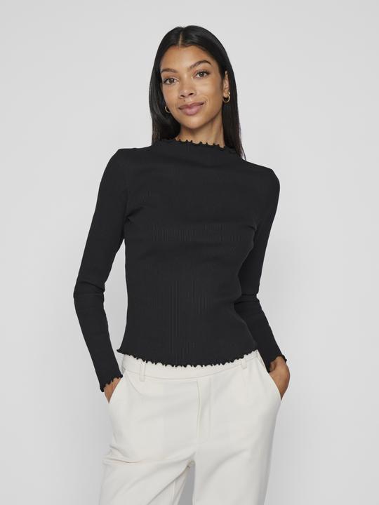 Image du produit Vila High Neck Oberteil mit langen Ärmeln (M)