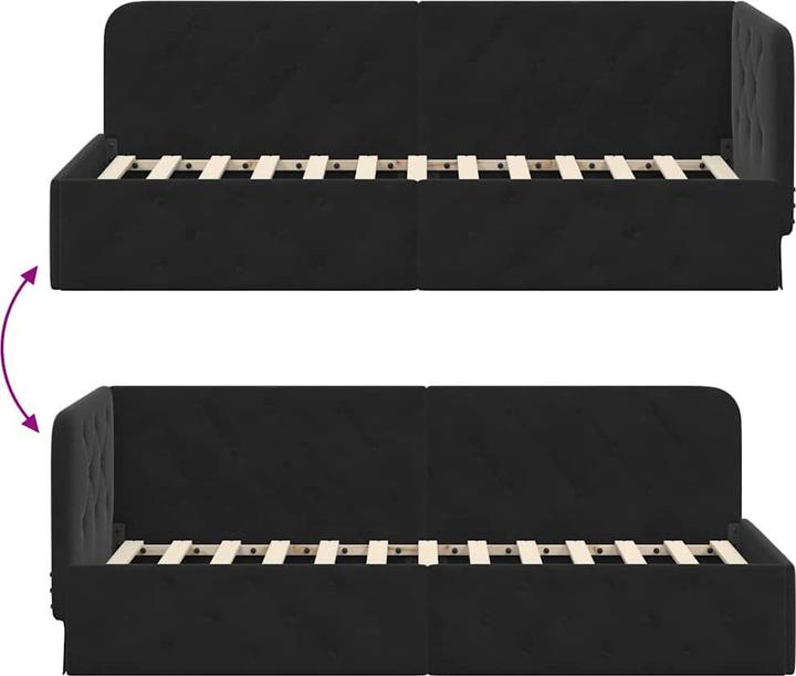 Image du produit vidaXL Eckbettgestell (80 x 200 cm)