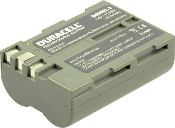 Actual product image Duracell Lithium-ion battery EN-EL3E,1400mAh (Camera battery)