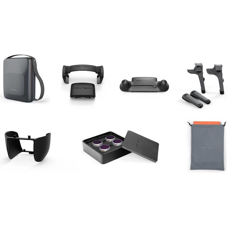 Pgytech Zubehör Combo Pro (Drohnen Zubehör Set, DJI Mavic 2 Zoom), Drohne Zubehör, Schwarz