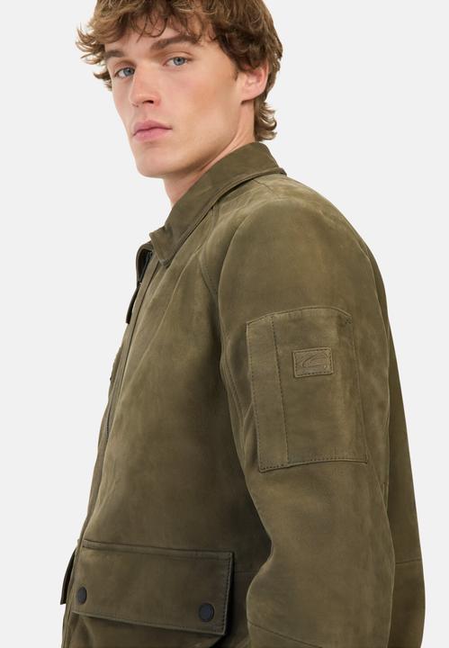 Immagine prodotto Camel Active Leder Blouson mit Hemdkragen (50)