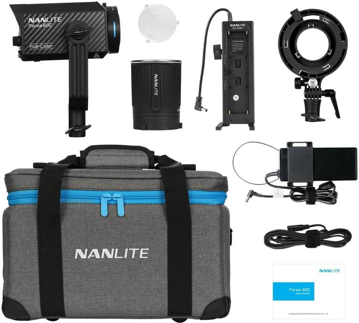 Nanlite Forza 60C Kit (Studiolicht, Videolicht)