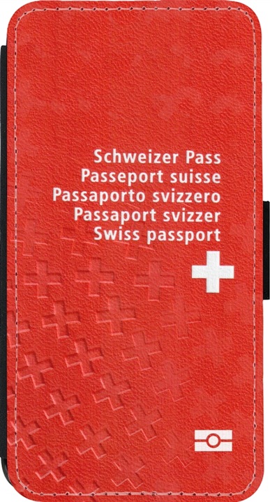 Actual product image PhoneLook Coque Wallet noir Swiss Passport (Apple iPhone 14 Pro)