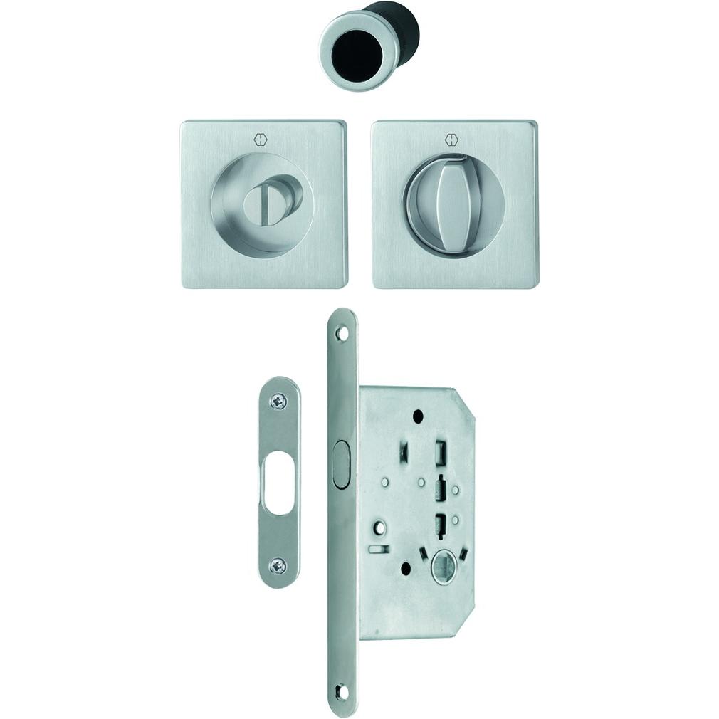 Thumbnail - Hoppe, Türschloss + Schliesszylinder, Schiebetürset M443-Set 6 (Einsteckschloss)