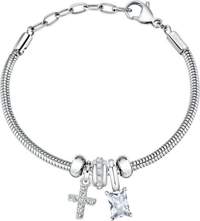 Immagine prodotto Morellato Bracciale doppio placcato oro con cristalli Torchon SAWZ05 (19 cm, Acciaio inossidabile)