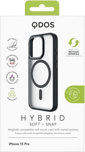 Produktbild QDOS Hybrid Soft + Snap (Apple iPhone 15 Pro)