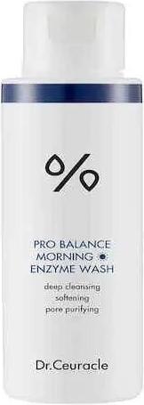 Leegeehaam Dr.Ceuracle Pro Balance Morning Enzyme Wash pH Balancing Cleanser with Healthy Probiotics (Facial cleansing wipes, 50 g)